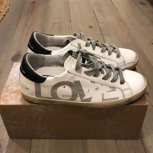Golden Goose Superstar “LOVE” sneakers